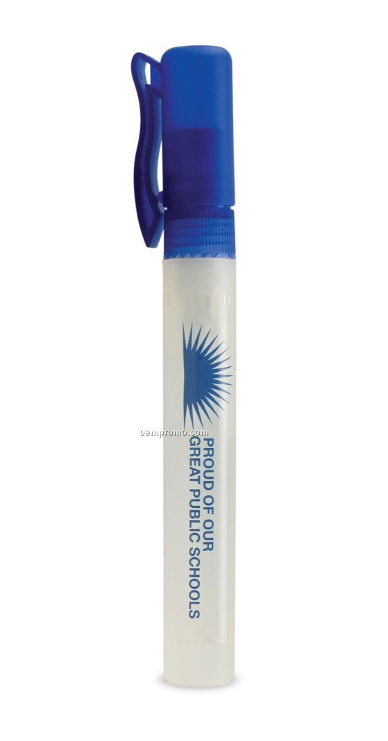 0.33 Oz. Antibacterial Jumbo Pocket Sprayer W/ Clip (Aloe Fresh Scent)