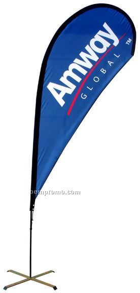 11' Double Sided Teardrop Banner System (Spot Color)