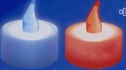 Flicker Mini Candle With Changeable Red & Blue Flame