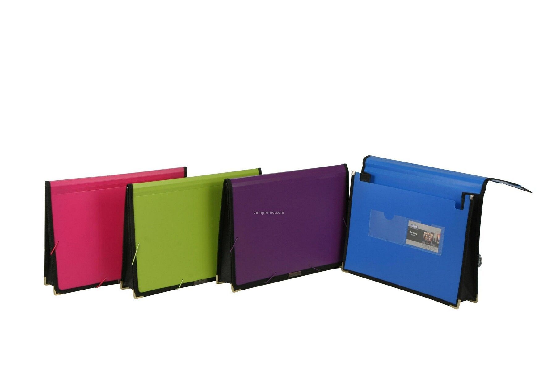 Neon Blue Pocket Folder