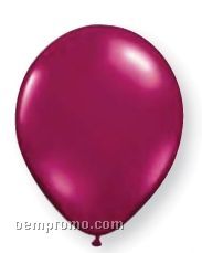 11" Burgundy Latex Single Color Balloon
