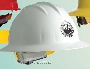 American Custom Safety Hard Hat - (6 Point Ratchet Suspension)