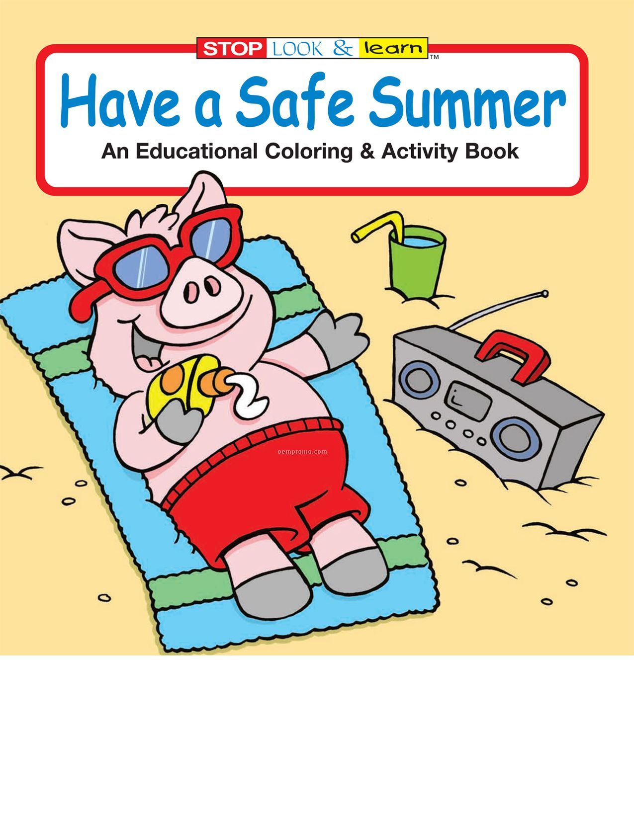 Have A Safe Summer Coloring Book Fun Pack