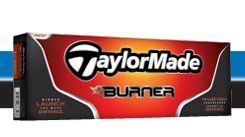 Taylormade Burner Golf Ball With Higher Launch Trajectory - 12 Pack