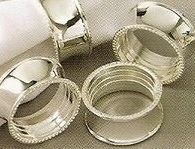 4 Piece Beaded Napkin Ring Set