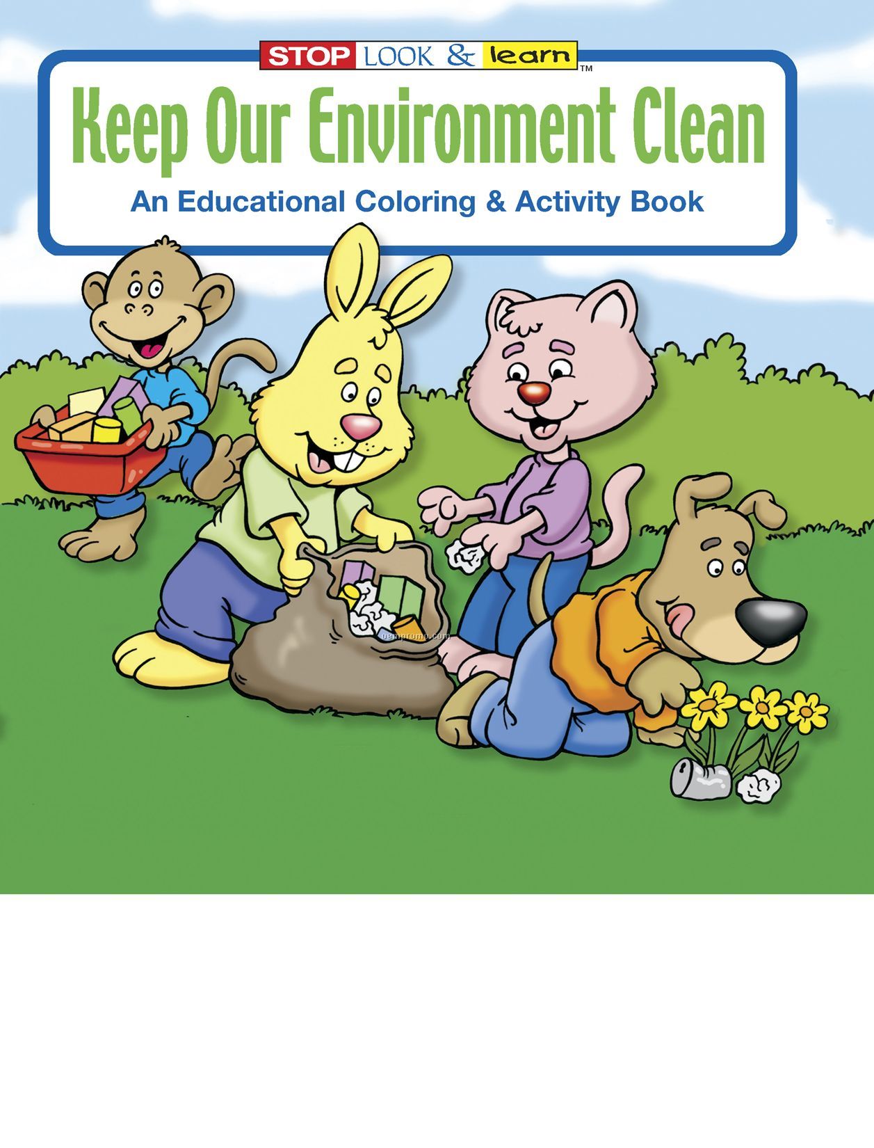 Keep Our Environment Clean Coloring Book