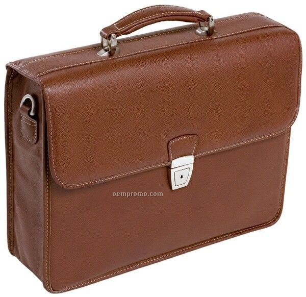 Ashburn Leather Laptop Case - Brown
