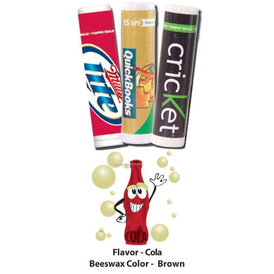 Cola Premium Lip Balm In Clear Tube