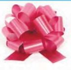 Rose Poly Pull String Bow (4