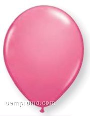 11" Hot Rose Latex Single Color Balloon