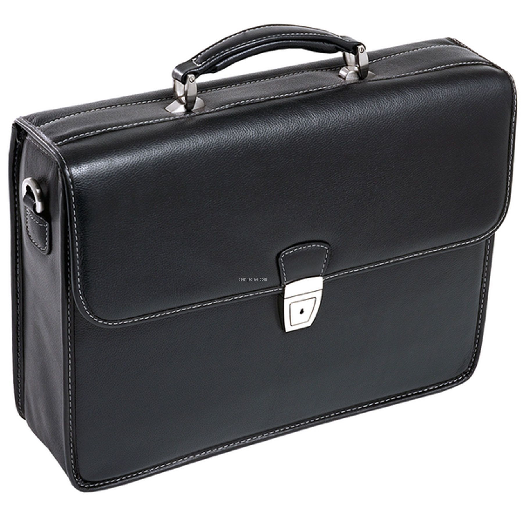 Ashburn Leather Laptop Case - Black