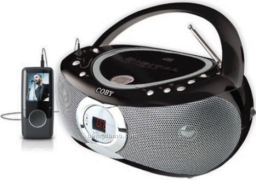 Coby Portable CD Player With AM/FM Radio & Aux Input