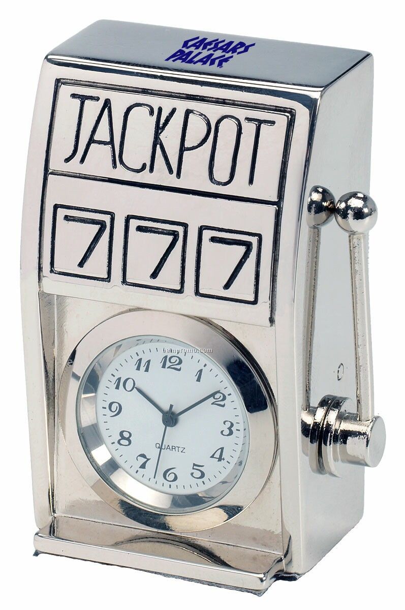 Die Cast Slot Machine Clock