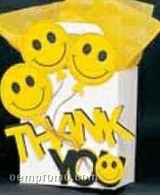 11"X5-1/2"X7" Happy Thank You 3-d Design Gift Baskets