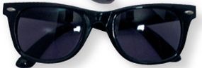 Blues Brothers Black Sunglasses (Printed)