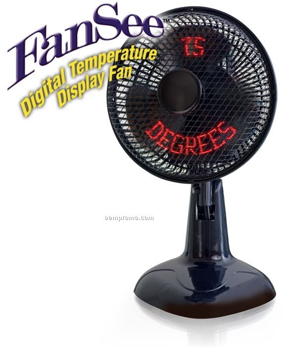 Fansee 6" Digital Temperature Display Fan