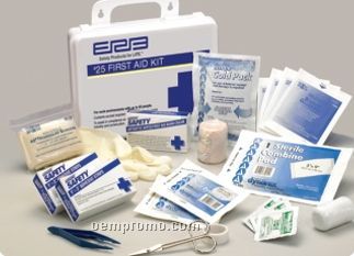 Premium Ansi 25 Person Plastic First Aid Kit
