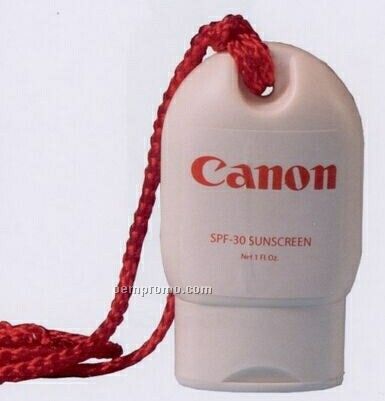Spf 15 Sunblock In Toggle Bottle With Lanyard
