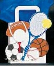 11"X5-1/2"X7" Sports Ball 3-d Design Gift Baskets