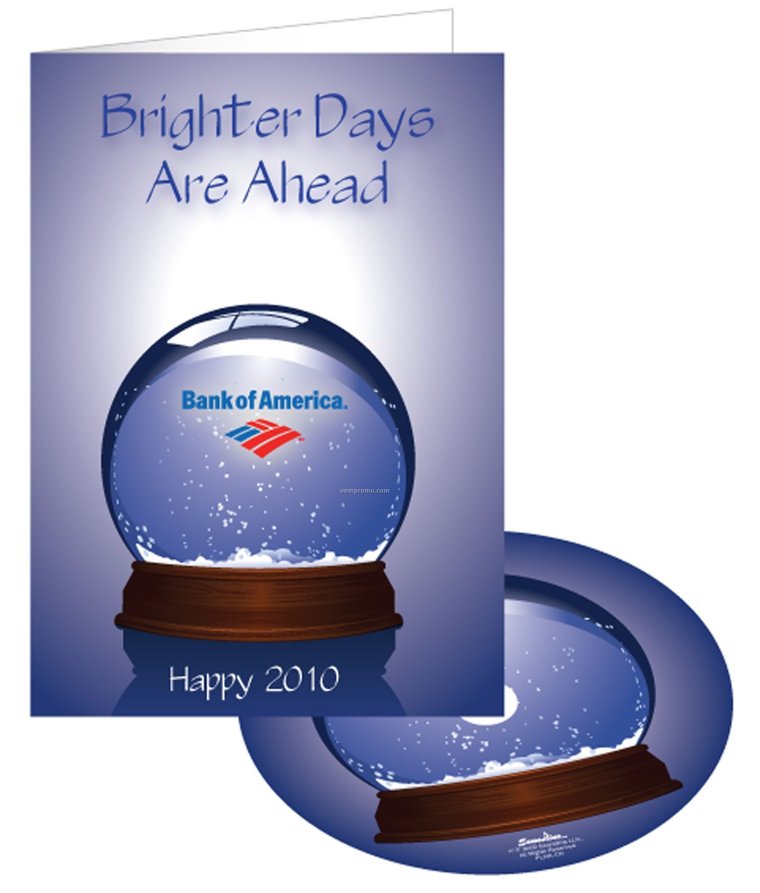 Brighter Days Ahead Holiday Greeting Card With Matching CD