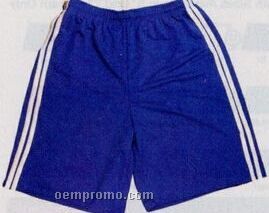 Dazzle Cloth W/ Double Piping Youth Shorts W/ 7" Inseam (S-xl)