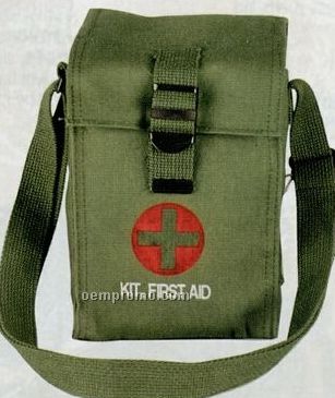 Olive Green Drab Military Platoon Leader's First Aid Kit