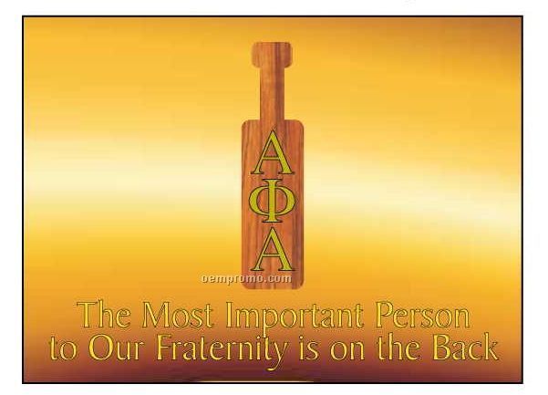 Alpha Phi Alpha Fraternity Paddle Rectangle Hand Mirror (2 1/2