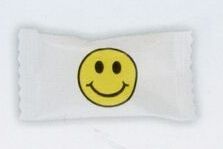 Assorted Gourmet Chocolate Mints Candy With Stock Wrapper (Smiley Face)