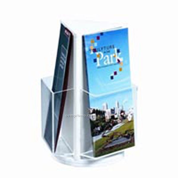 Three Sided Rotating Display For 4'' Wide Brochures