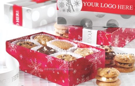 Best Bites By The Case W/ Silver Polka Dot Gift Box