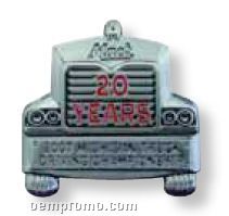 Die Cast 3d Molded Lapel Pin With 3d Alloy Injection (7/8")