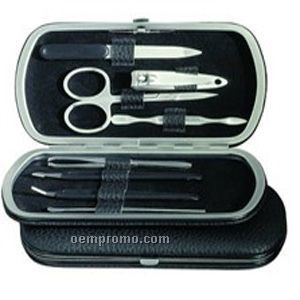 Manicure Set With Nail Clippers/ Scissors & Tweezers