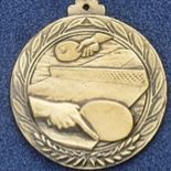 2.5" Stock Cast Medallion (Ping Pong)