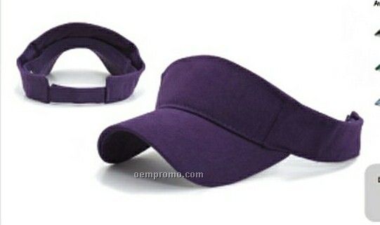 Deluxe Brushed Cotton Sports Visor