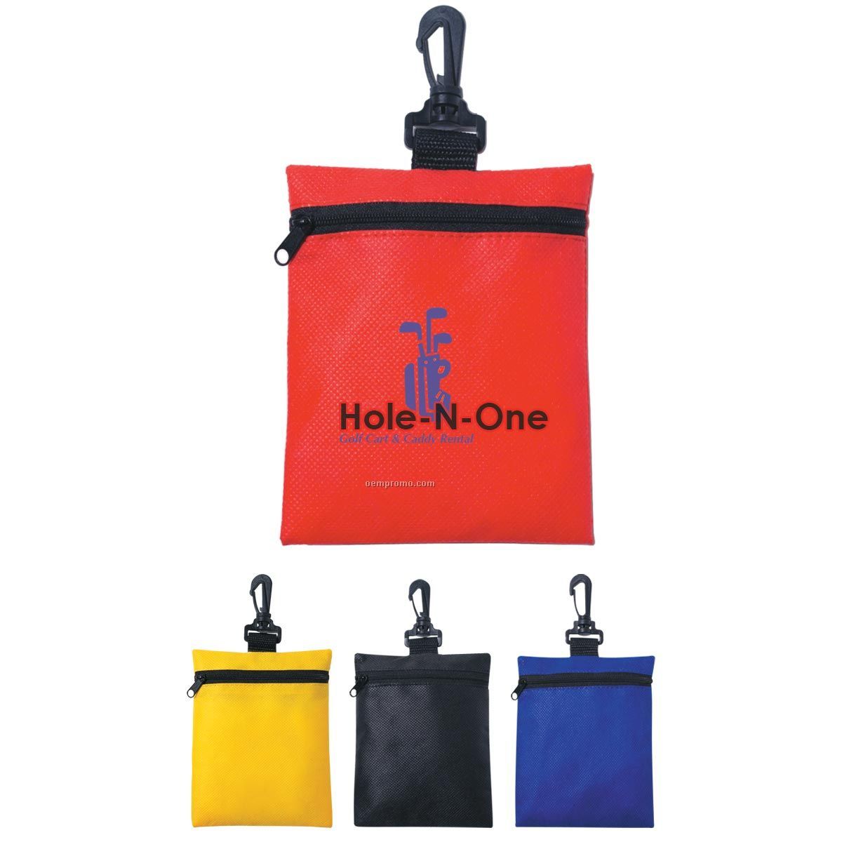 Non-woven Zippered Pouch (Screen Printed)