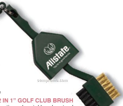 2-in-1 Golf Club Brush (Printed)