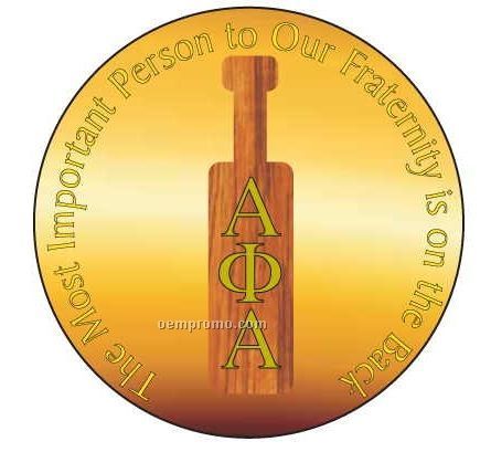 Alpha Phi Alpha Fraternity Paddle Hand Mirror (2 1/2