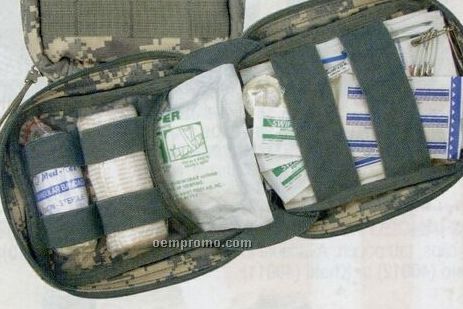 Army Digital Camouflage Military Molle Tactical Trauma First Aid Kit