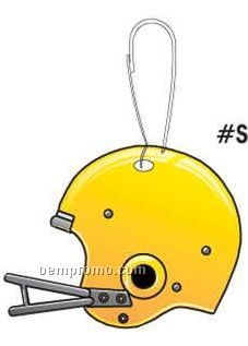 Football Helmet Zipper Pull