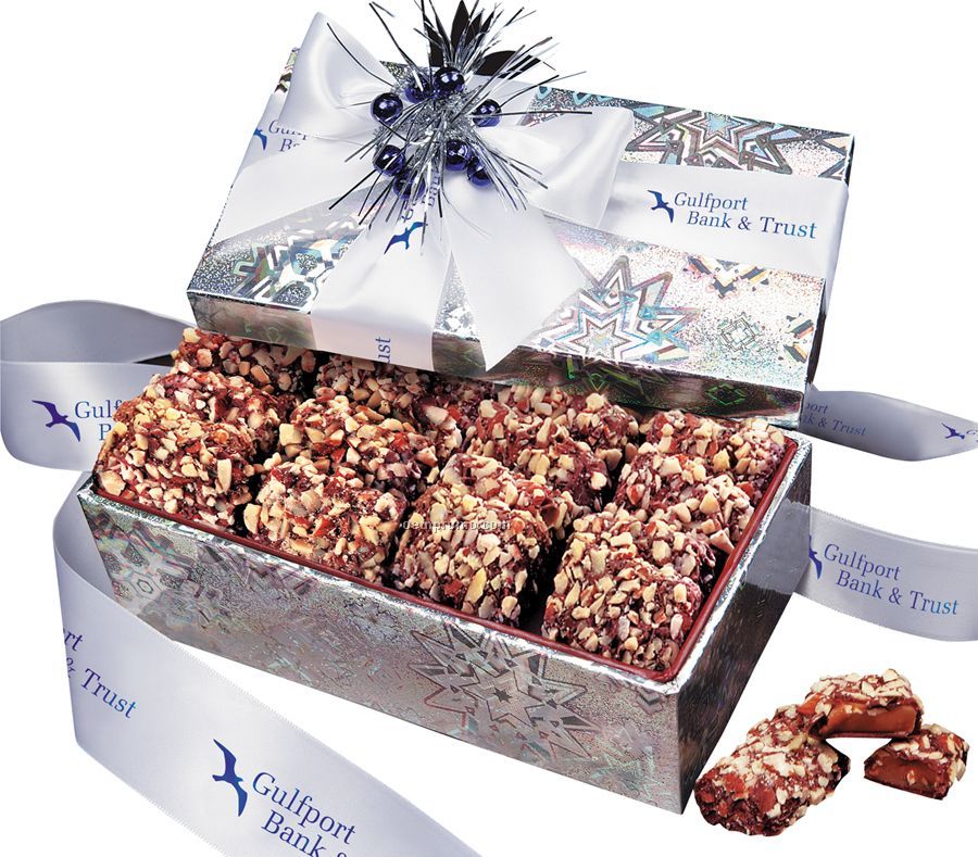 Holographic Snowflake Gift Box W/ Toffee