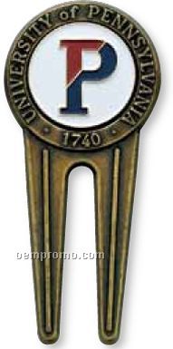 Stock Divot Tool W/Steel Enamel Ball Marker