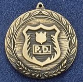 2.5" Stock Cast Medallion (Police Department)