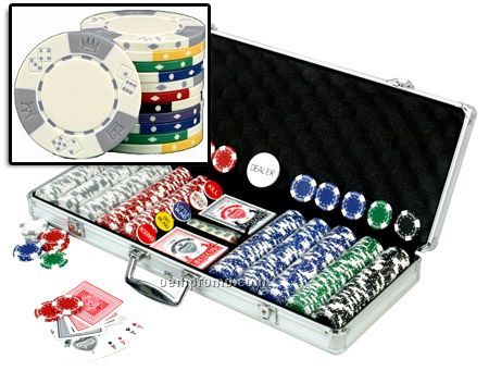 500 Triple Crown ABS Composite 11.5 Gram Poker Chip Set With Cards