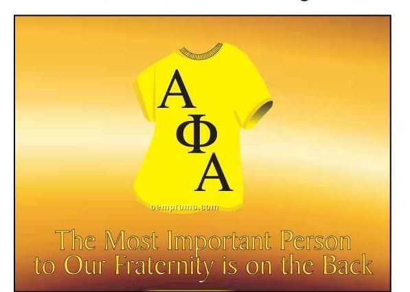 Alpha Phi Alpha Fraternity T-shirt Rectangle Hand Mirror (2 1/2