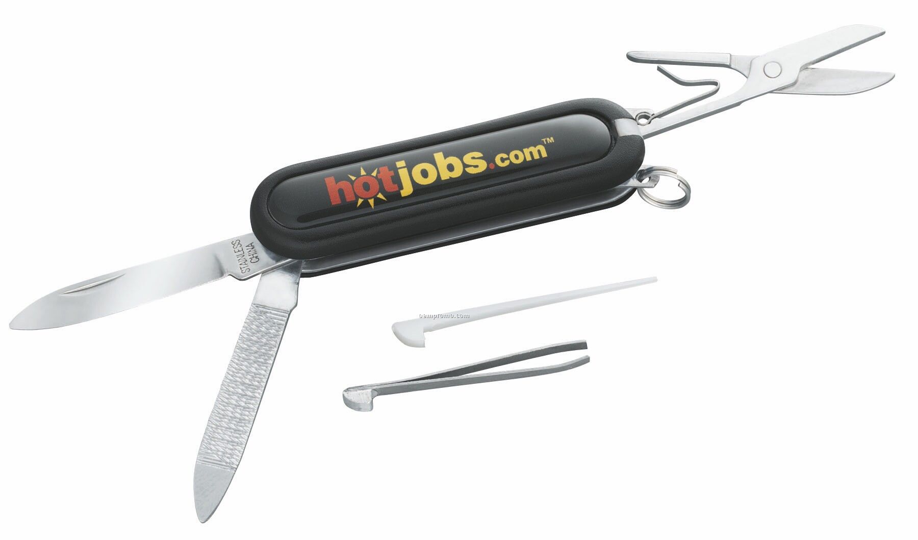 Journey Pocket Knife With Scissors, File, Tweezers & Toothpick