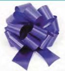 Purple Poly Pull String Bow (8")