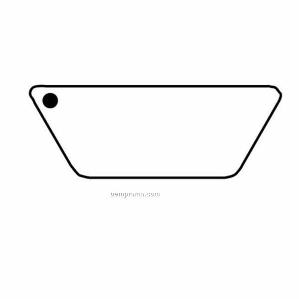 Stock Shape Collection Trapezoid 5 Key Tag