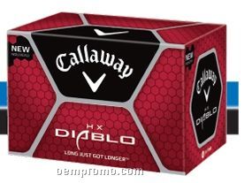 Callaway Hx Diablo Golf Ball W/ Proprietary Core / Long Distance - 12 Pack