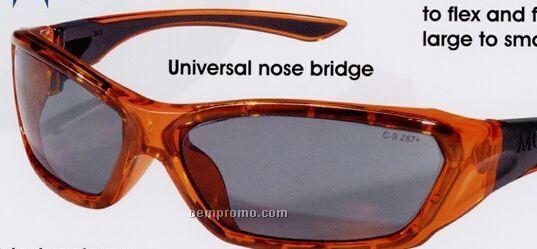 Forceflex Translucent Orange Frame Sunglasses