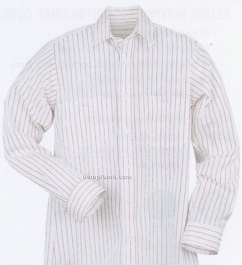 Striped Dress Uniform Short Sleeve Shirt